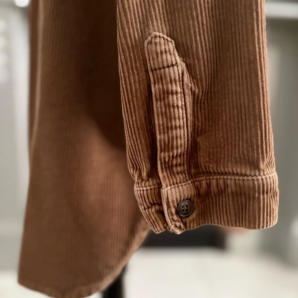 💙 Simons Tan Corduroy Utility Jacket - Picture 4 of 7